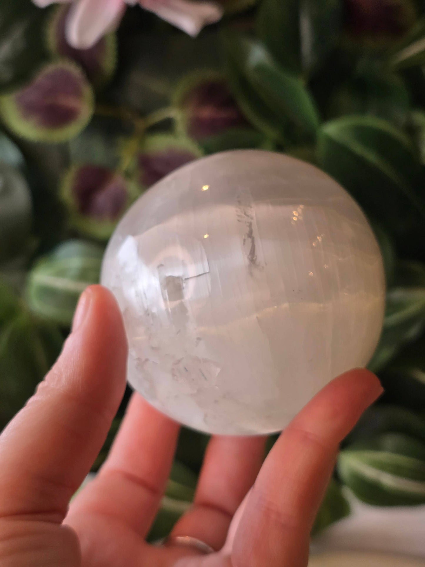 Selenite Sphere - 525g - 70-75cm