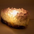 Mini Amethyst Cluster Lamp with USB LED Fitting Brazil