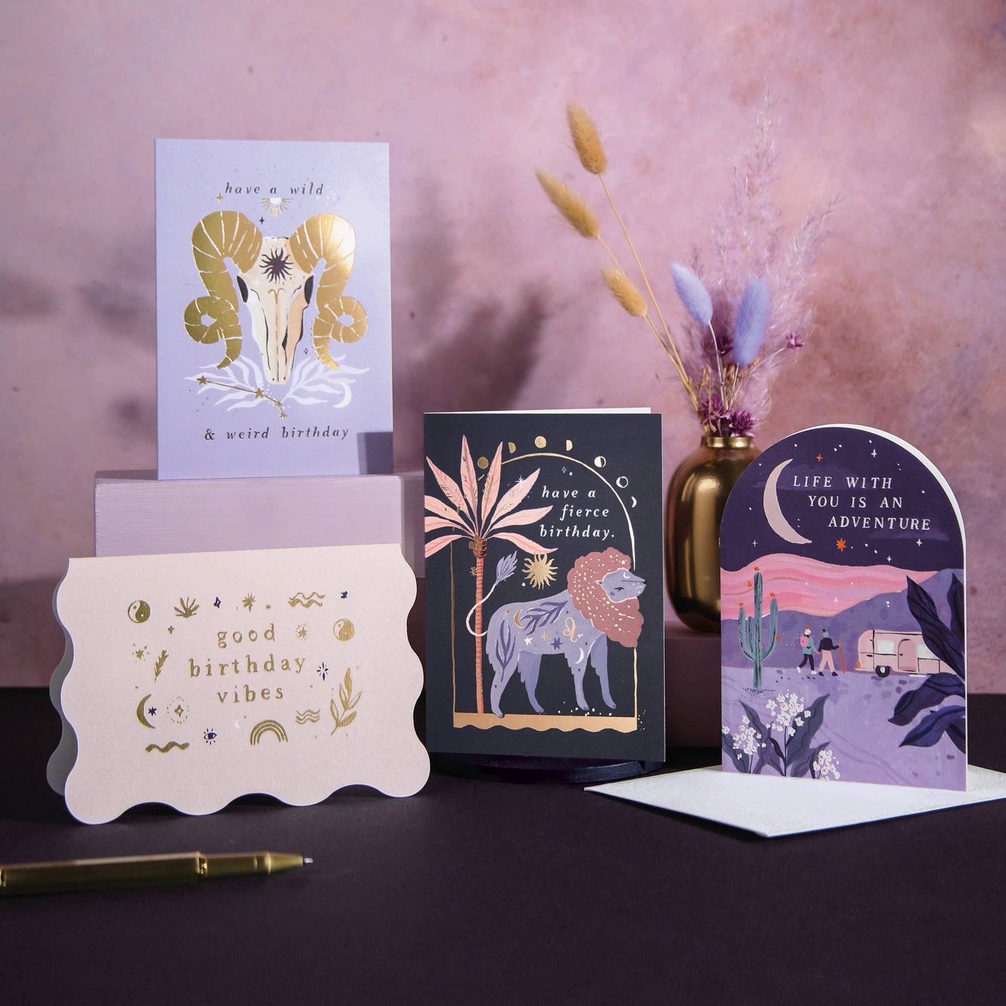 Ram Zodiac Birthday Card | Aries Star Sign | Astrology Cards