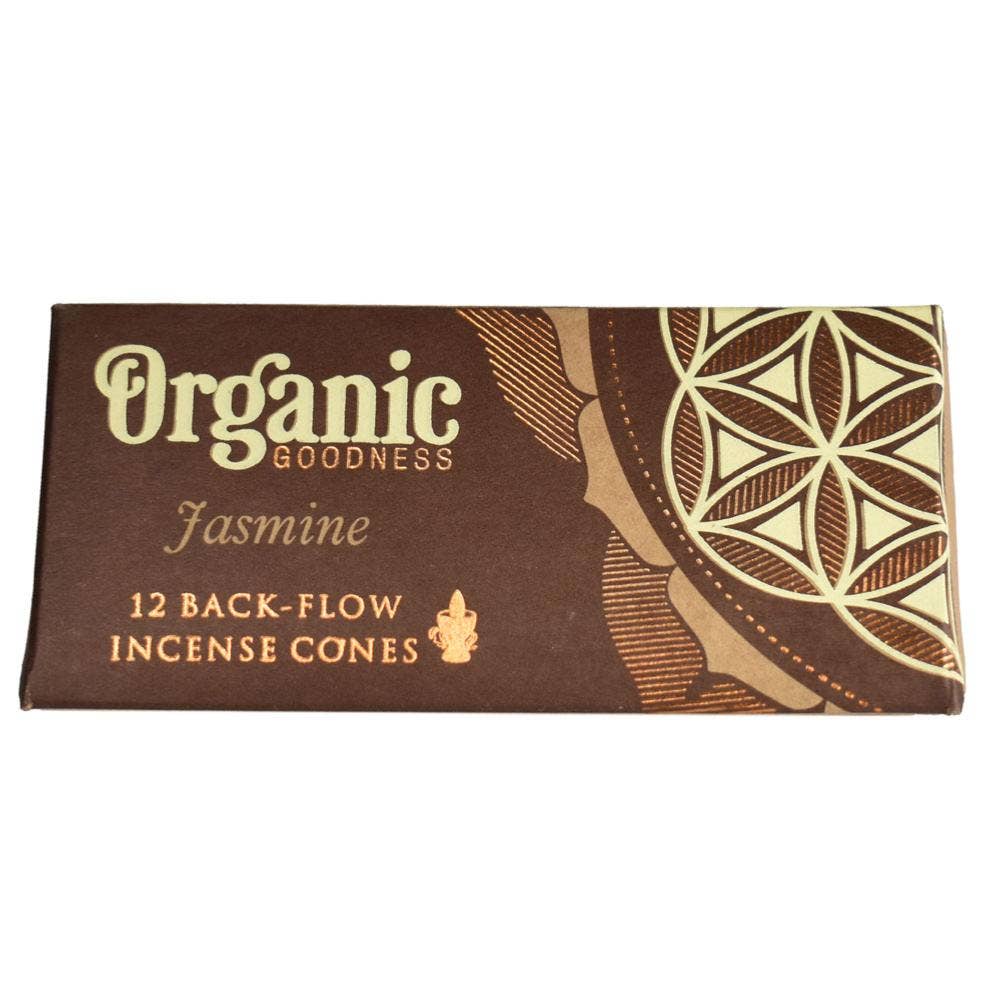 6 Packs Backflow Incense Cones Organic Goodness Jasmine