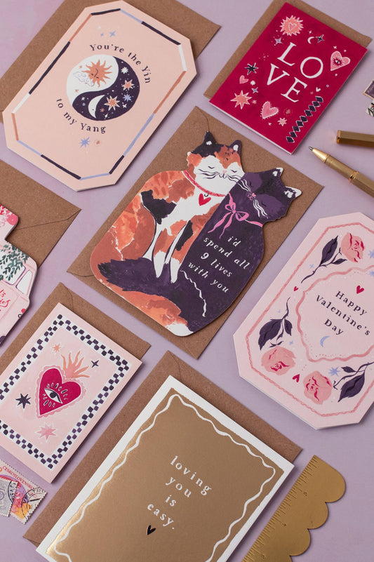 Hearts Mini Love Cards | Mini Greeting Cards | Mini Cards