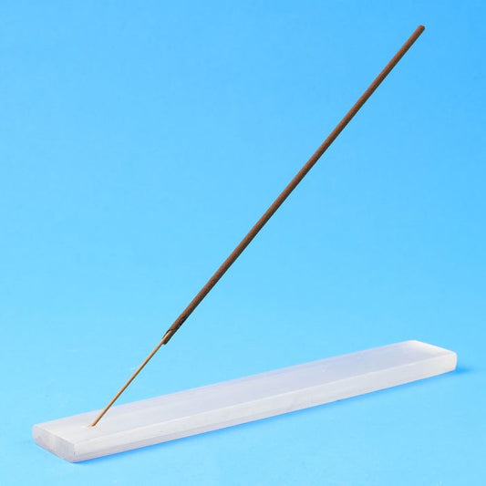 Selenite Plinth Incense Holder 20mm
