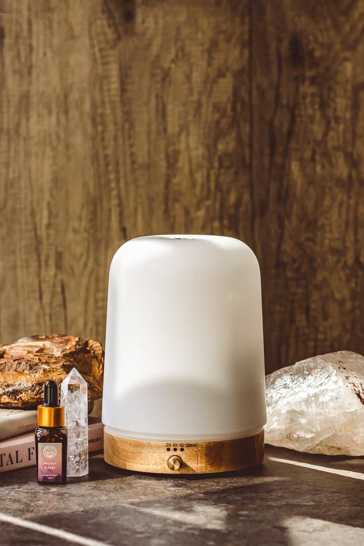 Glass & Bamboo Aroma Diffuser