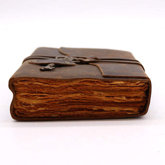 Oiled Leather & Key (13x18cm)