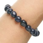 Blue Goldstone Tumblestone Bracelet
