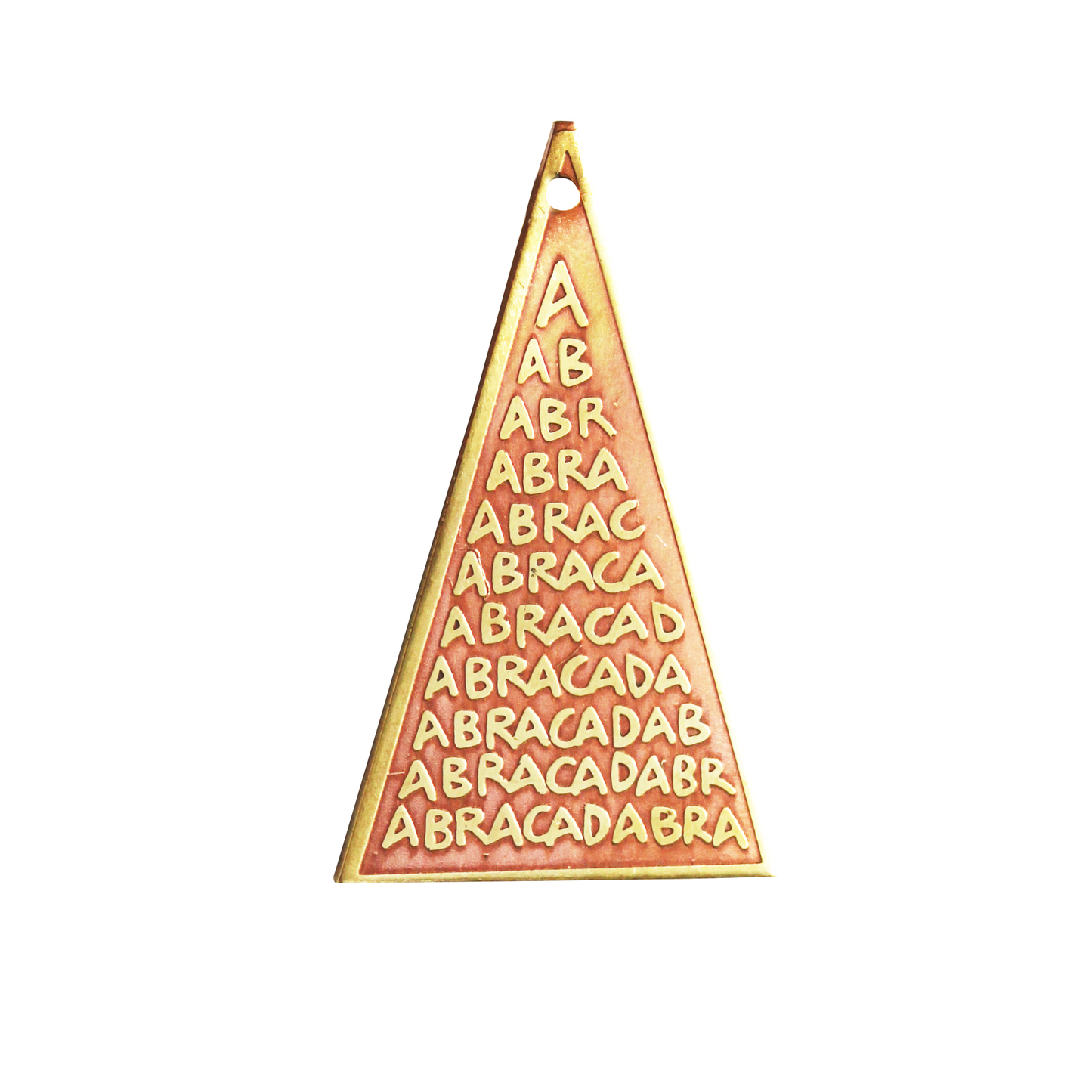 Medieval Fortune Charm Abraca Triangle - Amulet