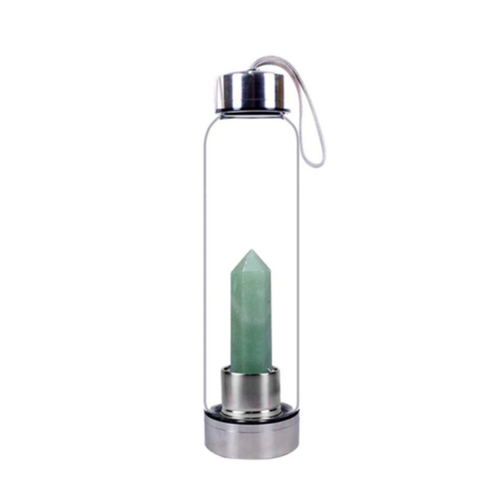 Crystal Water Bottle Cup (More Colours): Citrine
