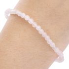 4mm Faceted Rose Quartz Bracelet
