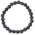 8mm Bead Bracelet Blue Goldstone