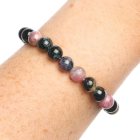8mm Tourmaline Bead Bracelet
