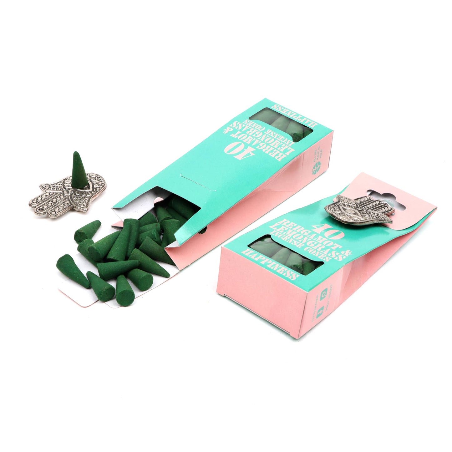 Spirit Incense Cone Set – 4 Unique Scents for Meditation Patchouli Myrrh