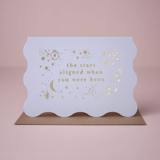 Stars Aligned Birthday Card | Greeting Cards | Minimalist