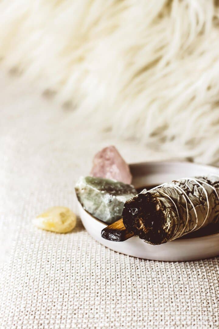 Evil Eye Handmade ceramic incense holder