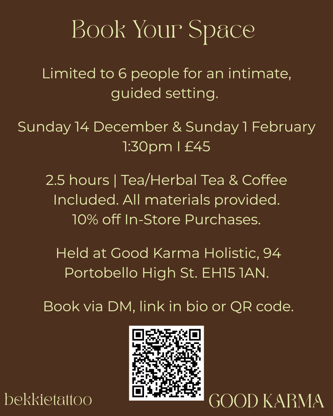 Spiritual Tattoo Design Workshop