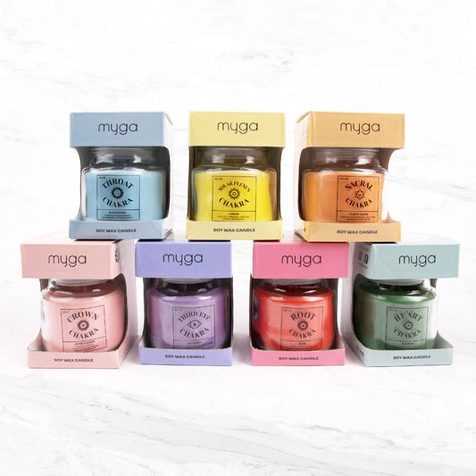 Seven Chakra Candles: Heart - Jasmine Scent
