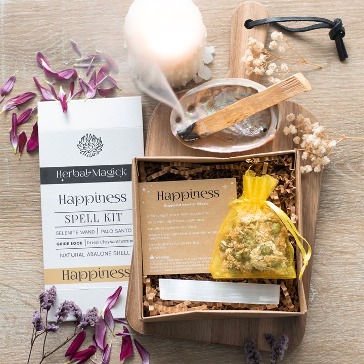 Happiness Spell Kit with Guide Book