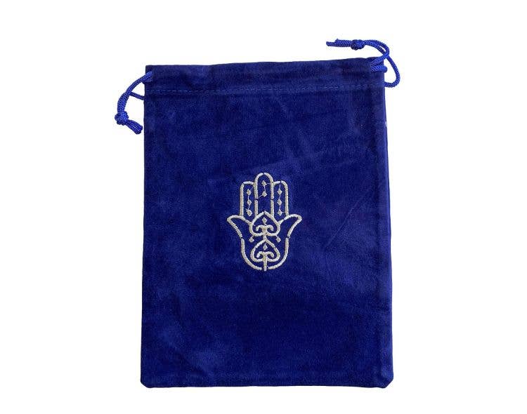 Hamsa Velvet Tarot Bag