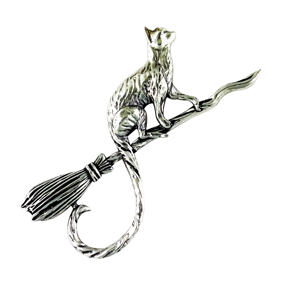 Sabbat Cat - Witches Familiars Pendant Charm Necklace