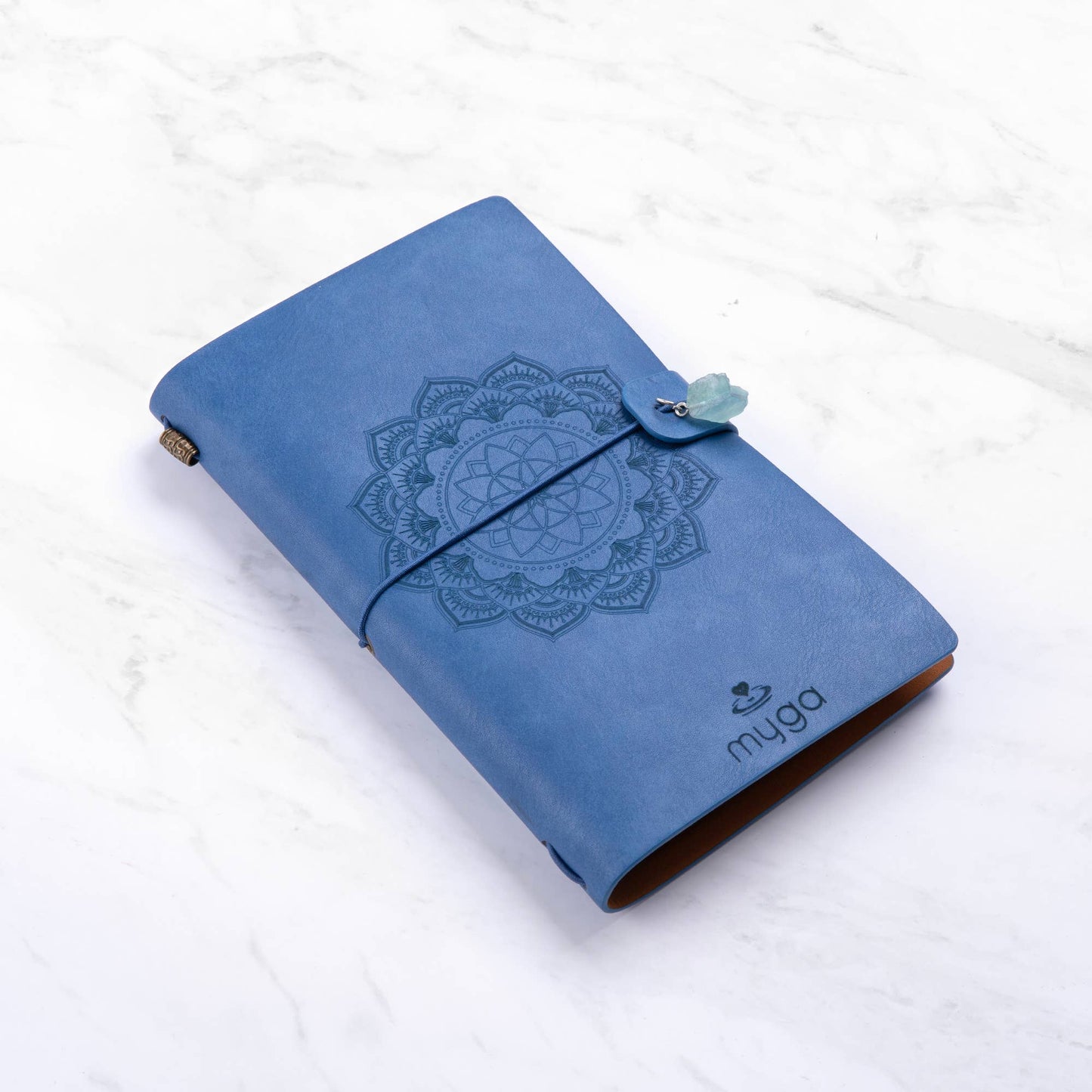 Myga Crystal Notebooks in Singles : Chakra Brown