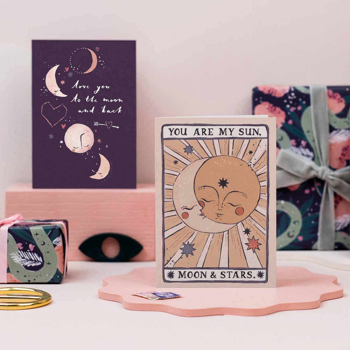 Sun, Moon & Stars Card | Valentine's Card | Love Cards