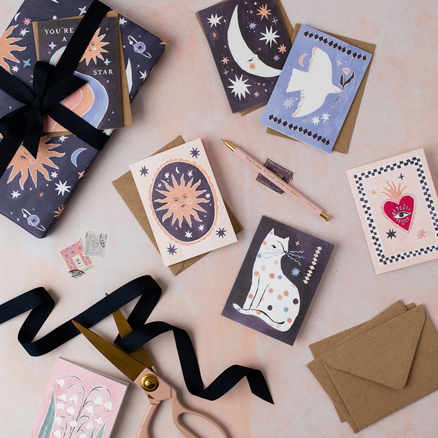 Sacred Heart Mini Love Card | Mini Greeting Card | Mini Card