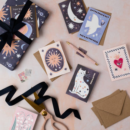 Sacred Heart Mini Love Card | Mini Greeting Card | Mini Card