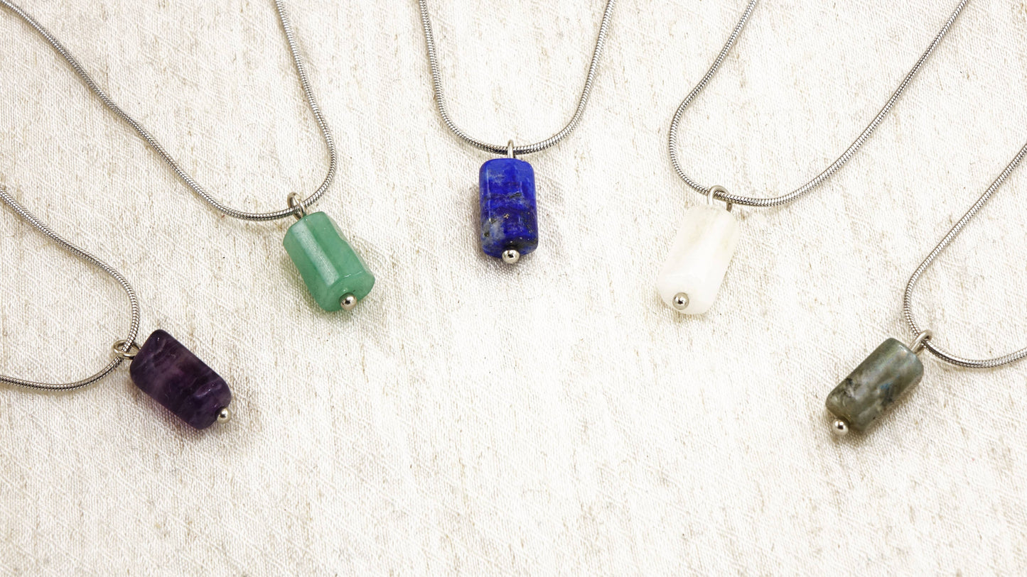 Lapis Lazuli Crystal Stone Necklace