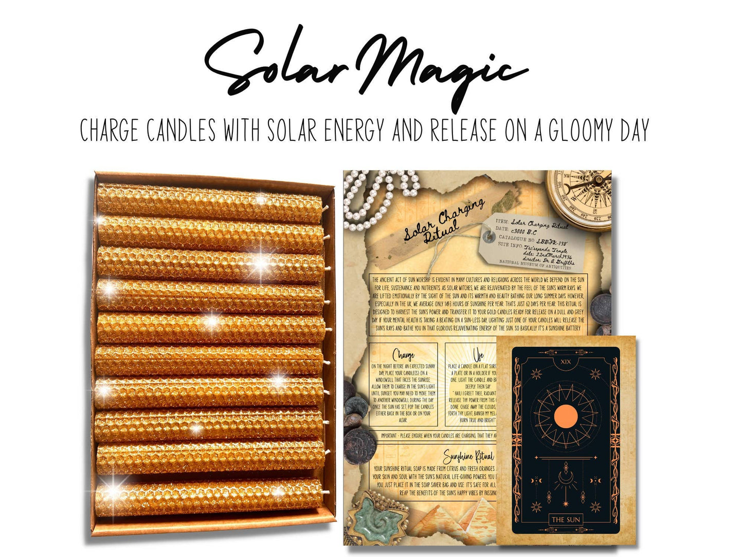 10 Solar Charging Candles Kit