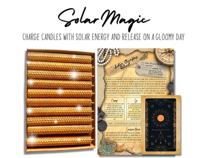10 Solar Charging Candles Kit
