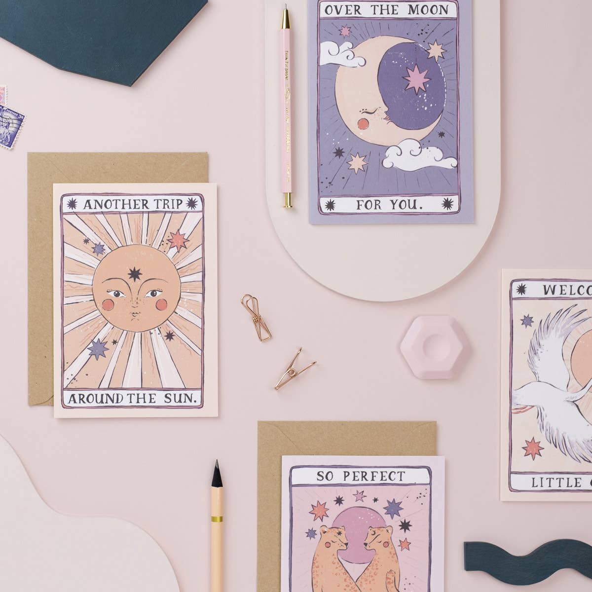 Over the Moon Card | Congratulations Card | Well Done Cards