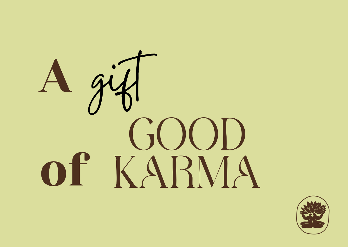 Good Karma Holistic Gift Card