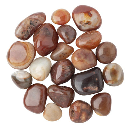 River Carnelian Pebbles C Grade, Brazil