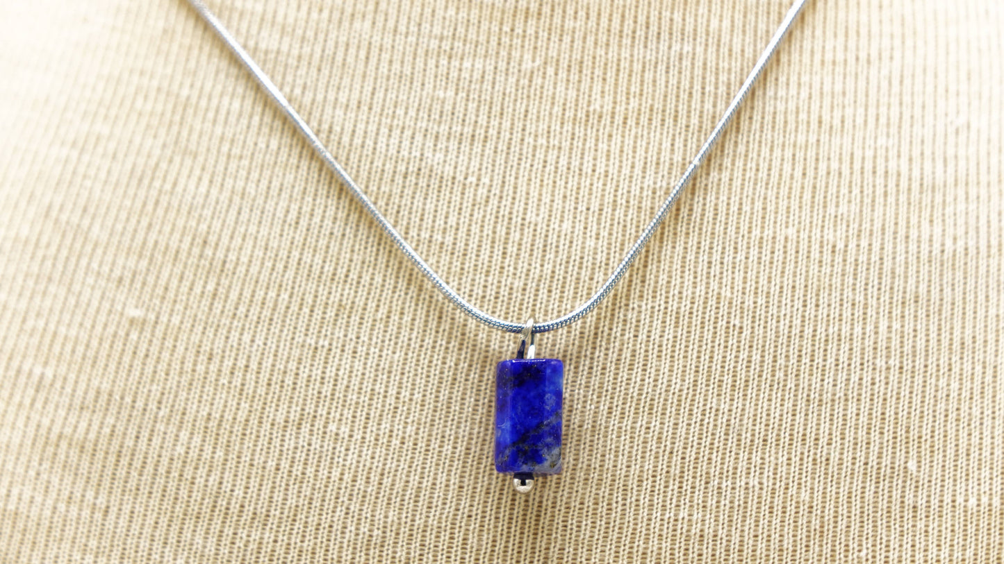 Lapis Lazuli Crystal Stone Necklace