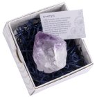 Amethyst Point Cut Base Approx 70-80mm, Gift Box