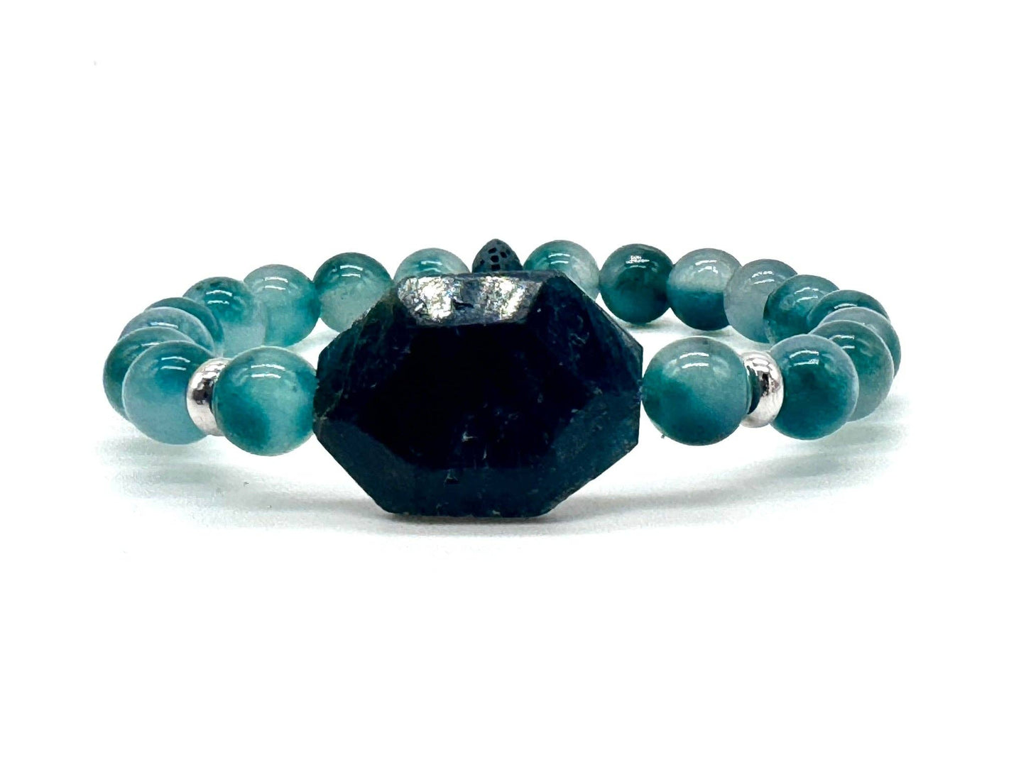 Chunky Apatite Bracelet: 7 Inch Large