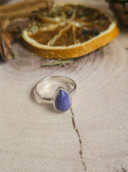 Chaorite Sterling Silver  Ring - 3.21g