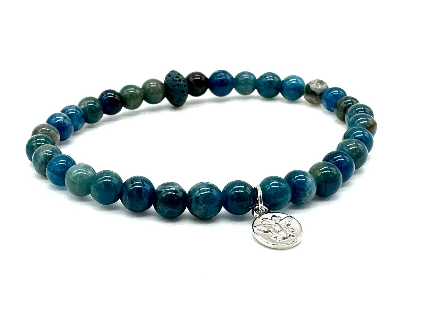 Apatite Bee Charm Bracelet: Medium