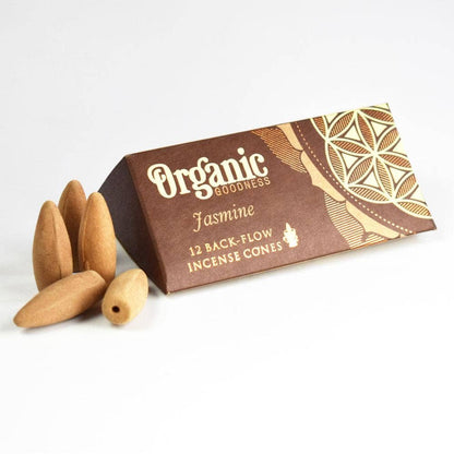 6 Packs Backflow Incense Cones Organic Goodness Jasmine
