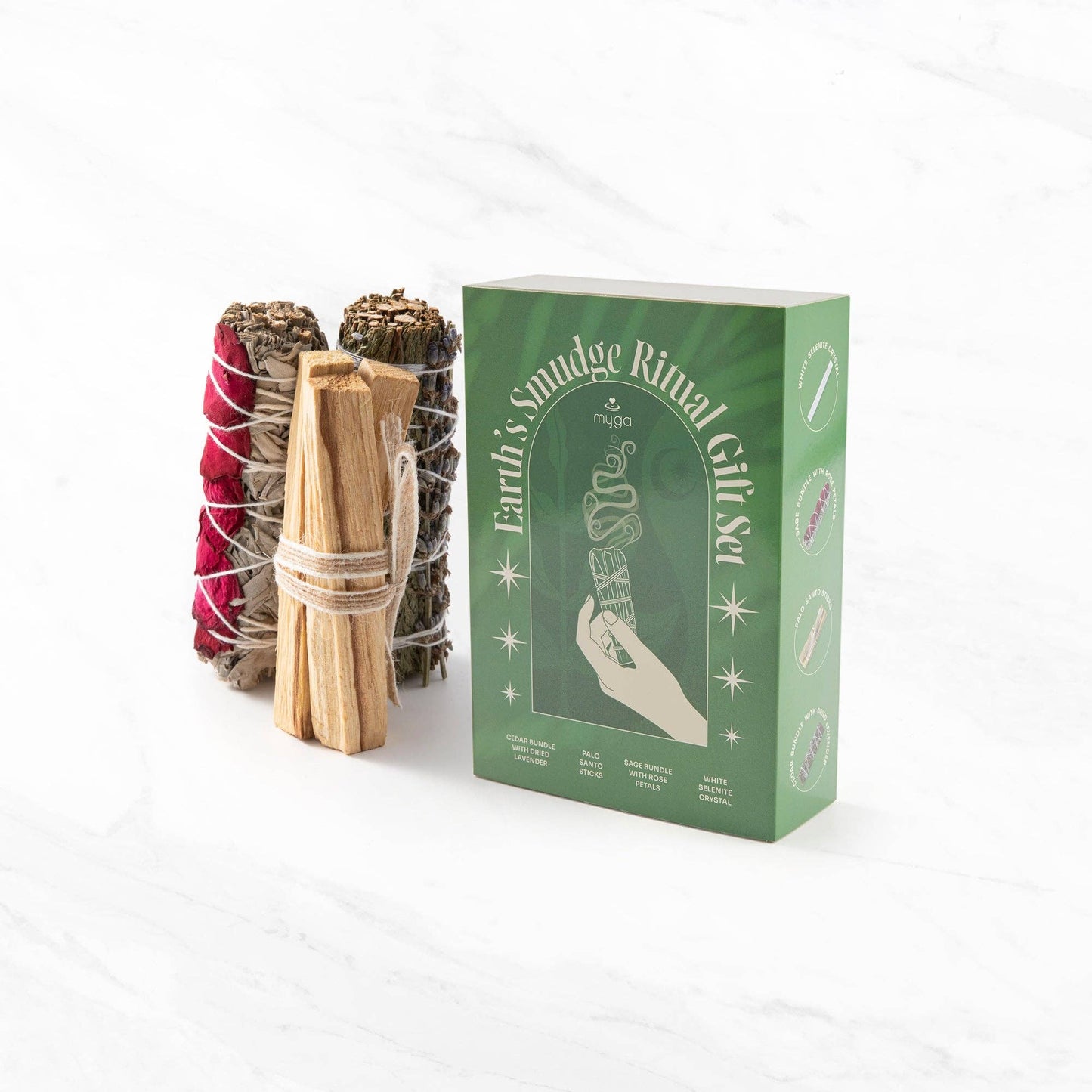 Earth’s Smudge Ritual Gift Set – Cleanse, Ground & Uplift
