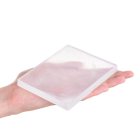 Selenite Rectangle Charging Plate 12x10x1cm