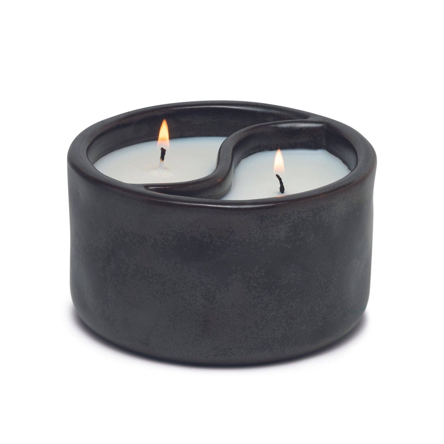 Paddywax Yin-Yang Candle - Black - Palo Santo/Cade