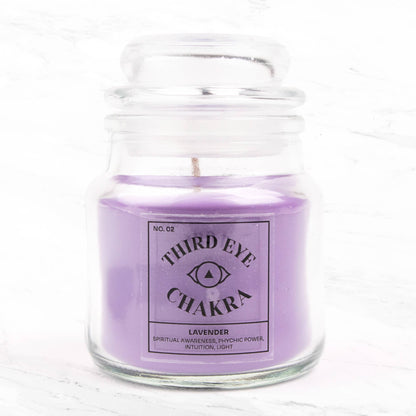 Seven Chakra Candles: Crown - Lotus Scent
