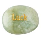 New Jade Smoothstone with LUCK etching