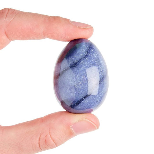 Assorted Gemstone Eggs, 32x40mm