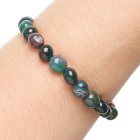 Bloodstone Tumblestone Bracelet 6/8"