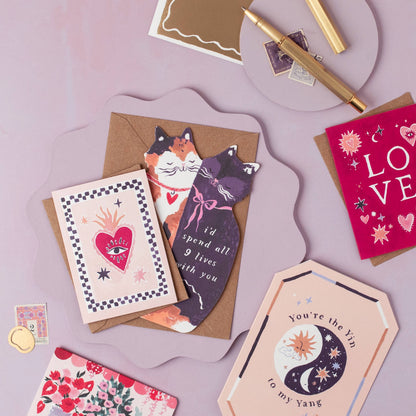 Sacred Heart Mini Love Card | Mini Greeting Card | Mini Card