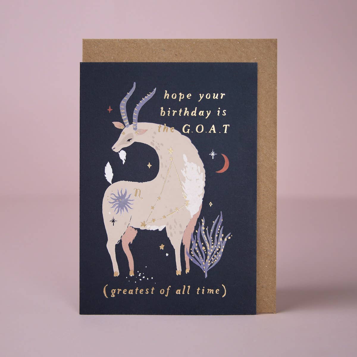 Goat Zodiac Birthday Card | Capricorn Star Sign Cards