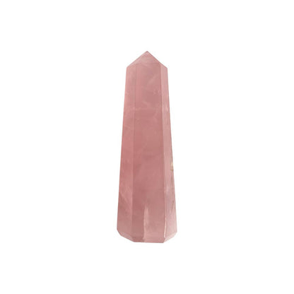 Obelisk Tower, 8-10cm: Rose Quartz