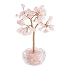 Mini Rose Quartz Tree with Clear Cup