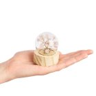 Rose Quartz Gem Tree Lamp, battery operated
